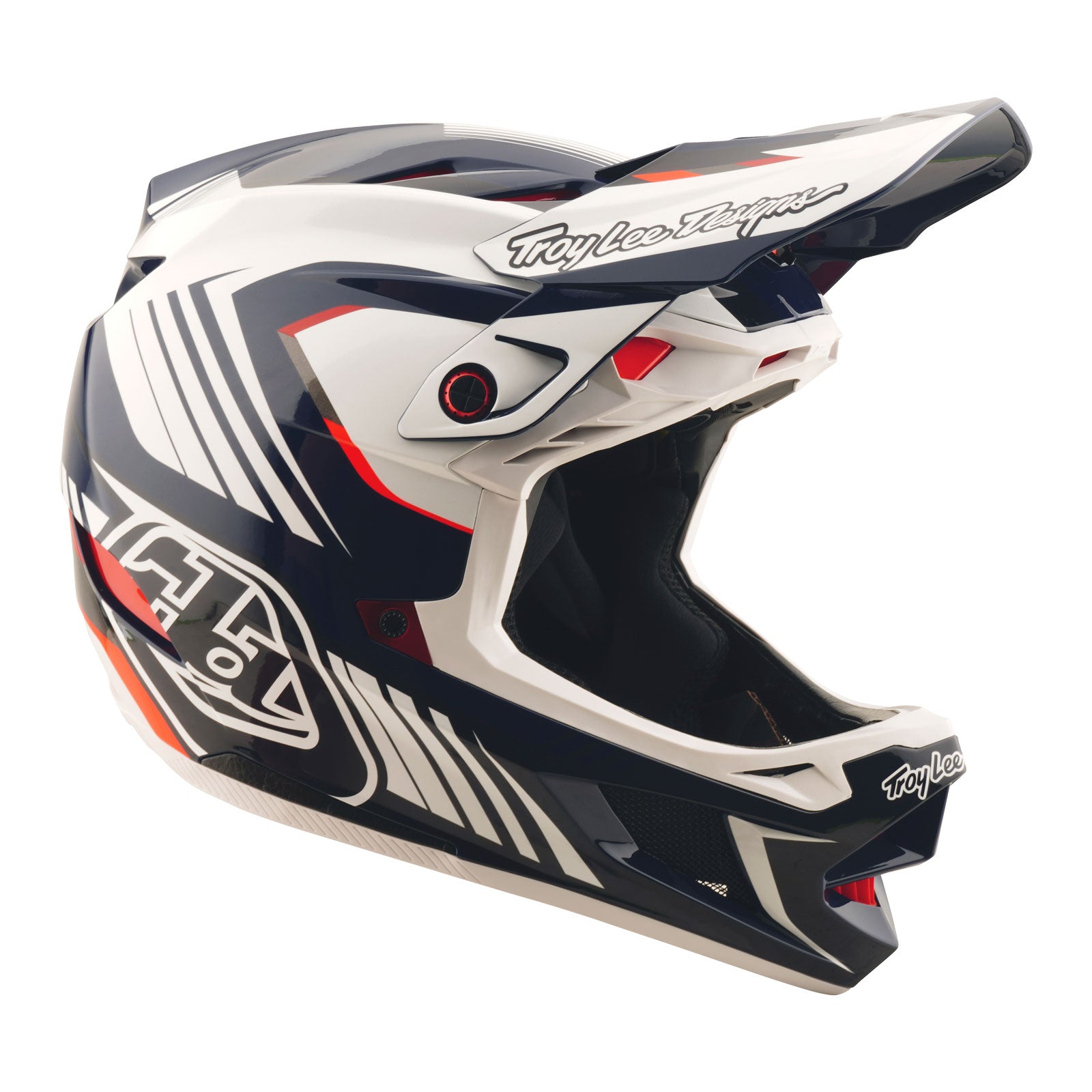D4 Polyacrylite Helmet Qualifer Blue / White - Image 6