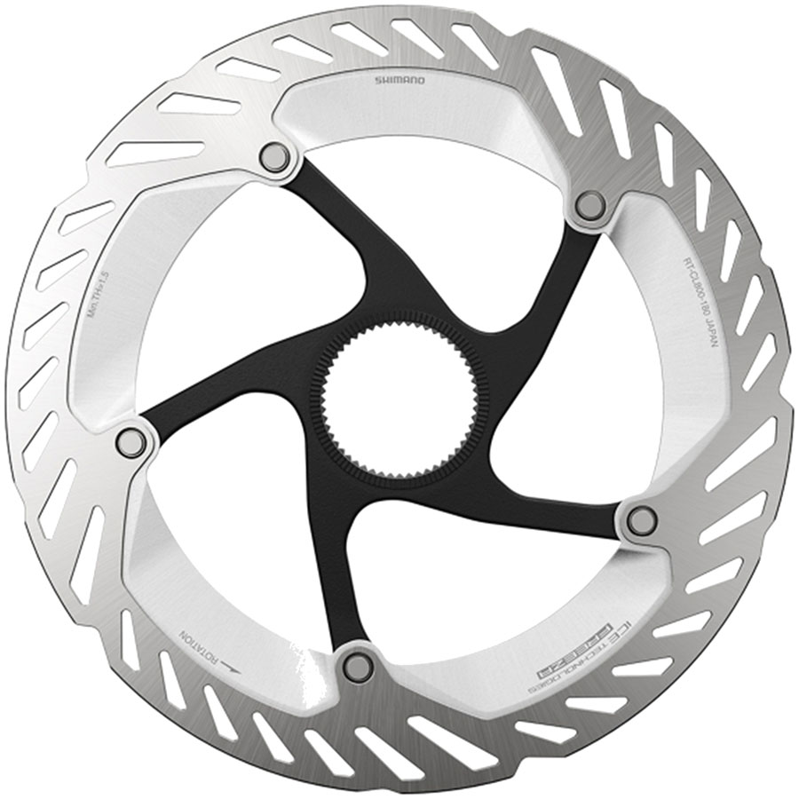 Shimano RT-CL800 ME Disc Brake Rotor - 180mm Centerlock External Spline Lockring Included