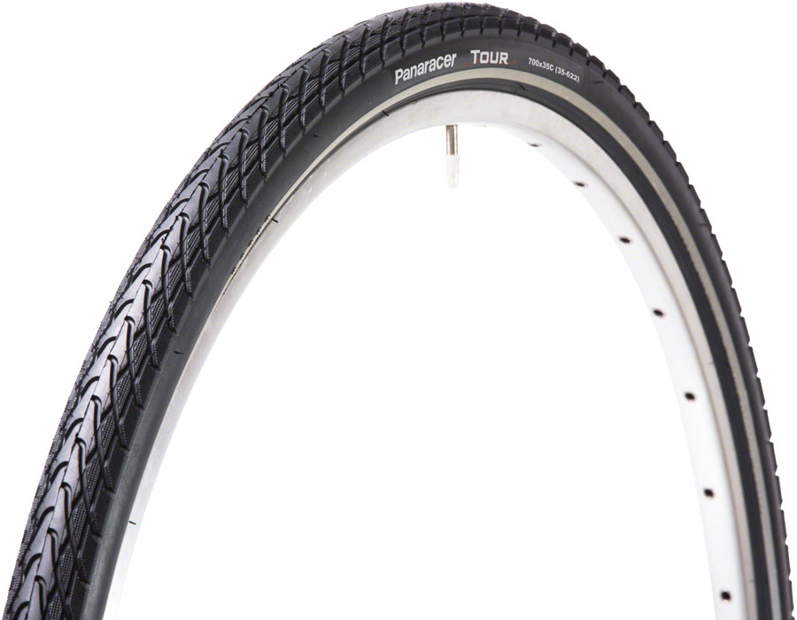 Panaracer Tour Tire - Clincher Steel Black/Reflective