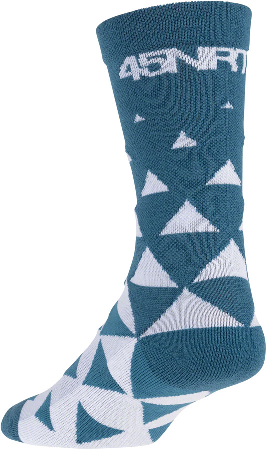 45NRTH Morph Midweight Wool Sock - Teal - Image 2