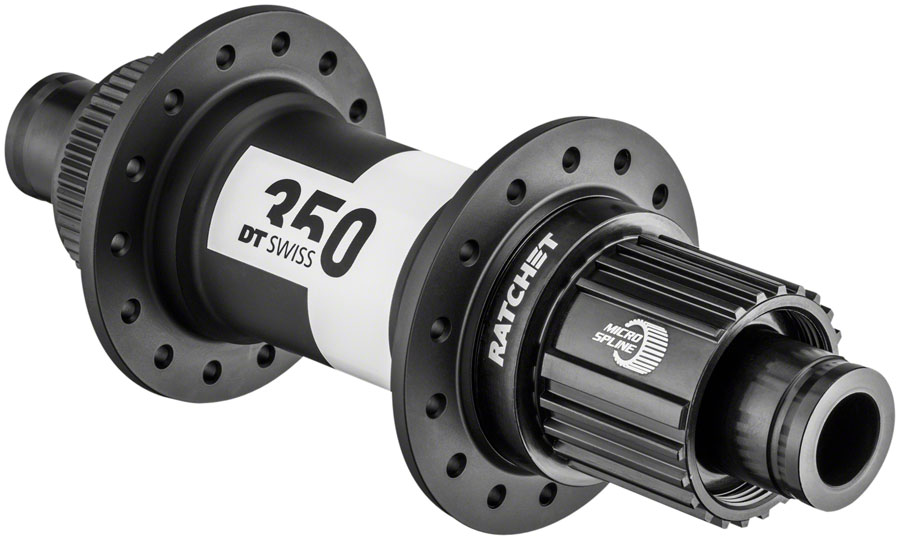 DT Swiss 350 Rear Hub - 12 x 142mm Center-Lock Micro Spline Black 28H 36pt