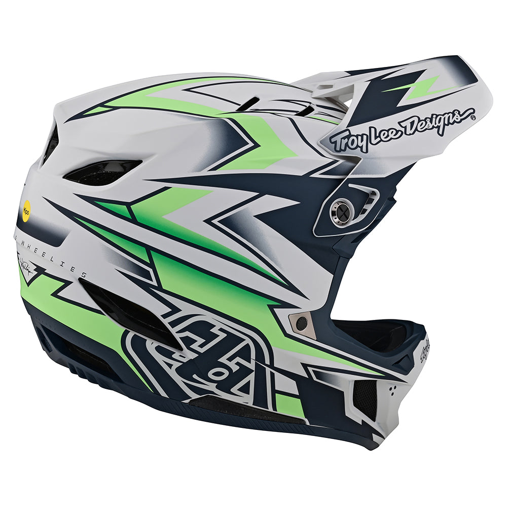 D4 Composite Helmet Volt White - Image 4