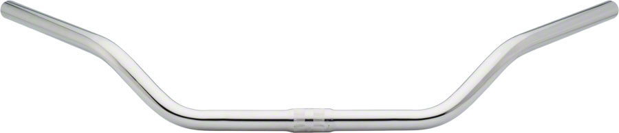 Wald 898 Gull Wing Steel Handlebar: 28" Wide 3" Rise 1" Clamp Chrome