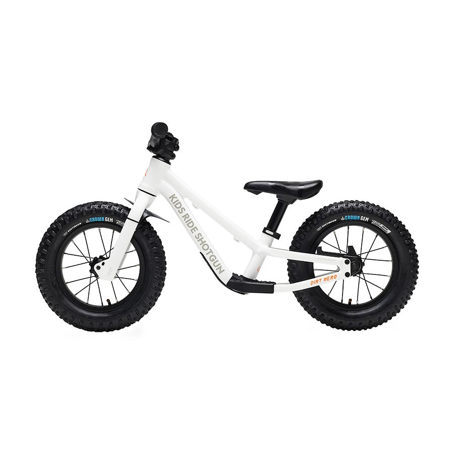 Kids Ride Shotgun Dirt Hero 12'' Push Bike 12-1/2'' Without Brake White Kids Ride Shotgun Dirt Hero 12'' Push Bike 12-1/2'' Without Brake White