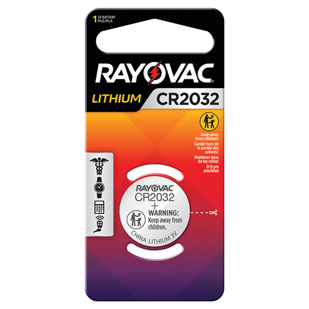 Loctite Rayovac CR2032 Battery Each Loctite Rayovac CR2032 Battery Each