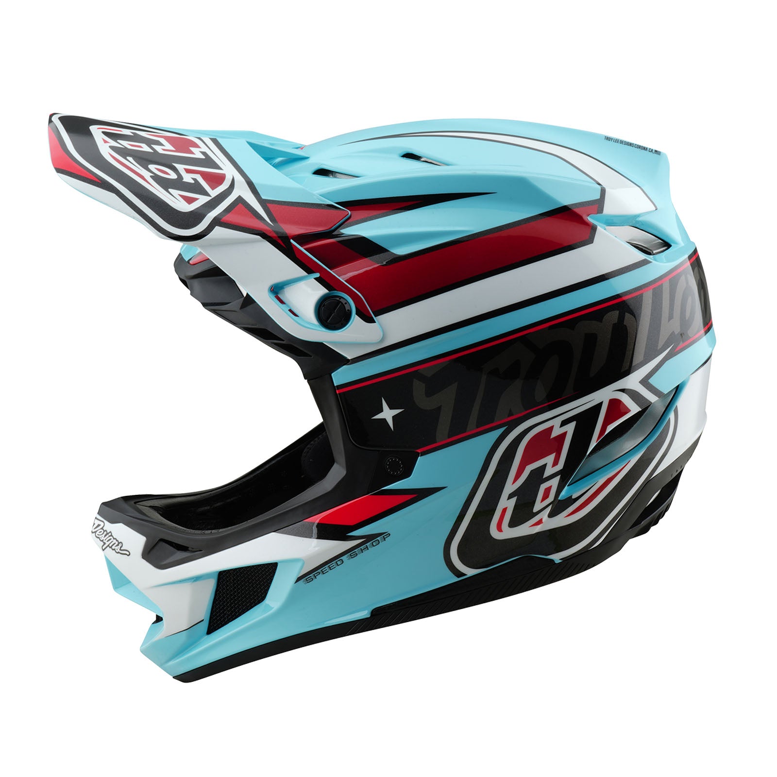 D4 Polyacrylite Helmet Linear Blue D4 Polyacrylite Helmet Linear Blue