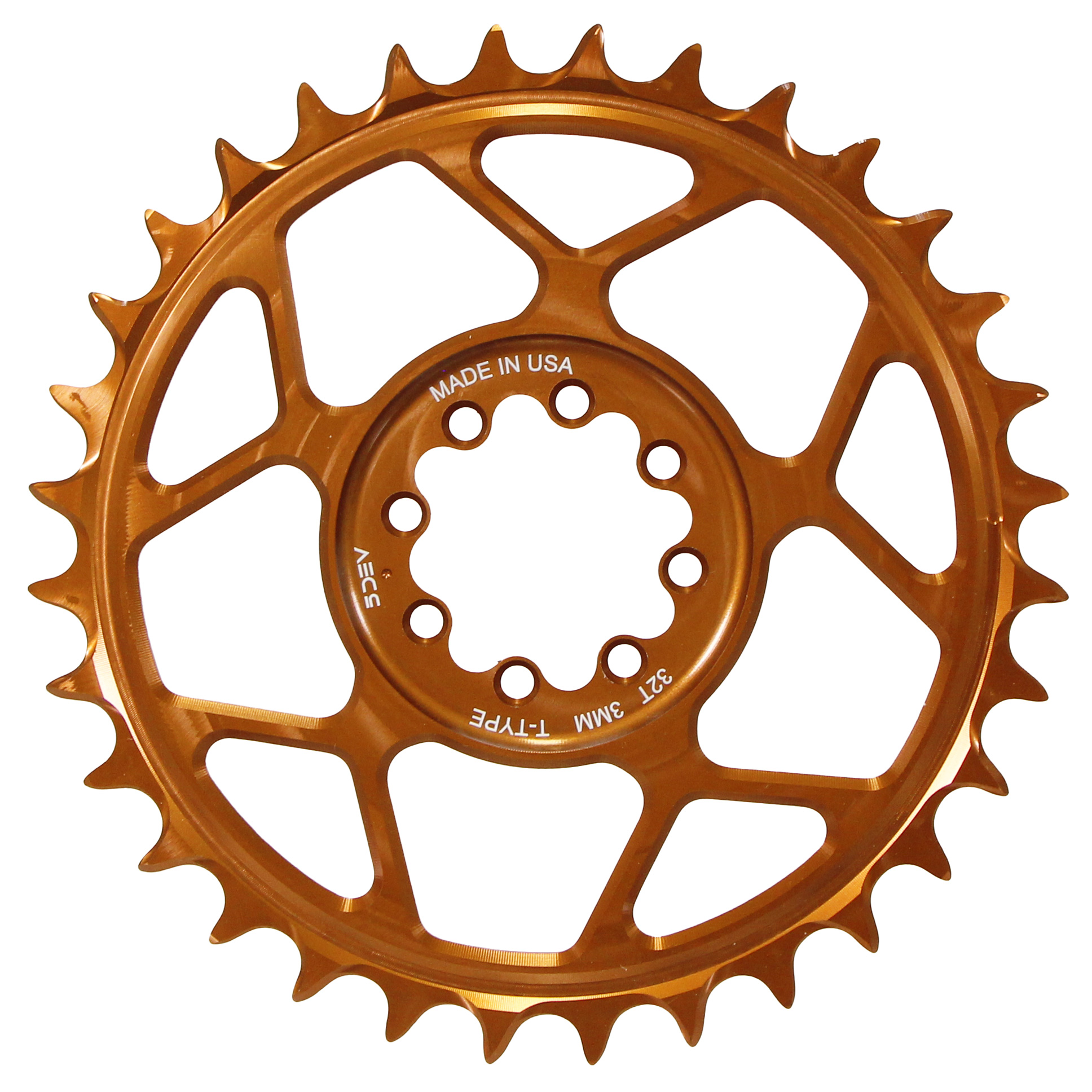 5Dev T-Type 8-Bolt Chainrings - 3mm Offset variant 4