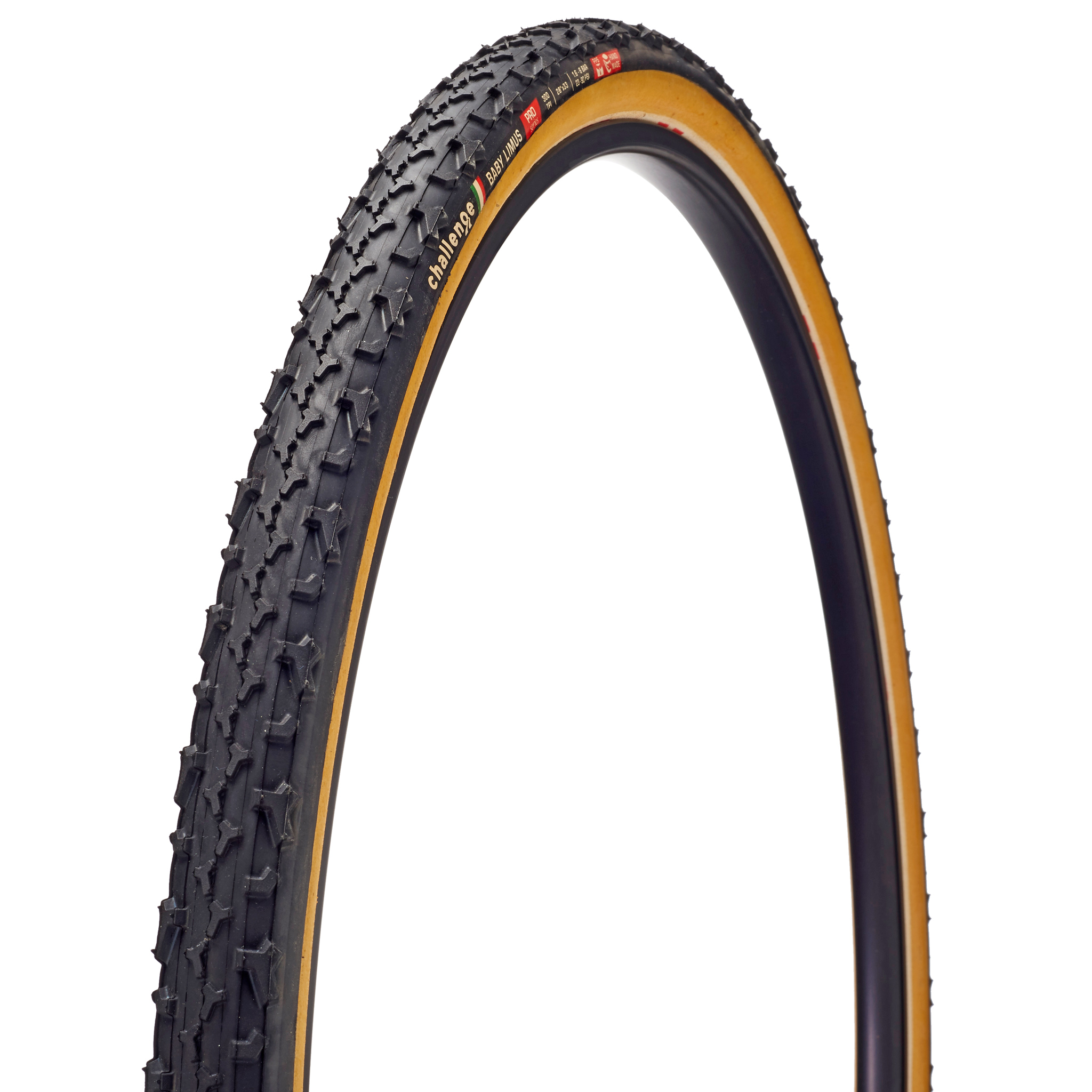 Challenge Tire Baby Limus Pro Tire TLR - 700 x 33 Black/Tan