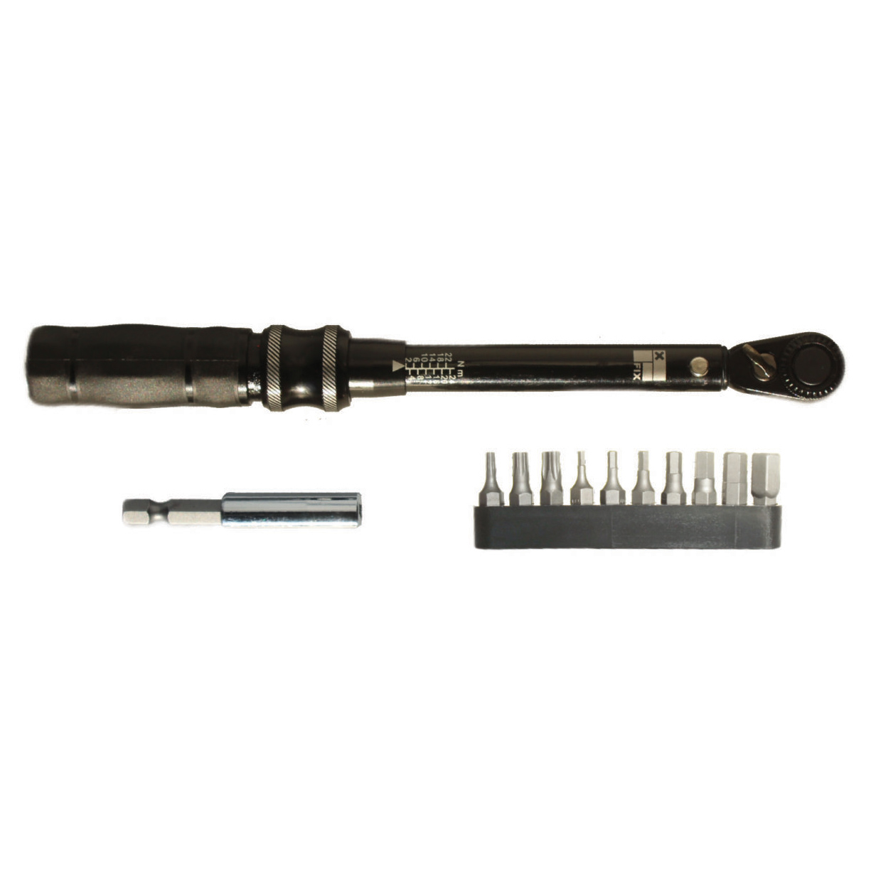 Fix Manufacturing 224 Torque Wrench Set with Bits 2-24Nm Black Fix Manufacturing 224 Torque Wrench Set with Bits 2-24Nm Black