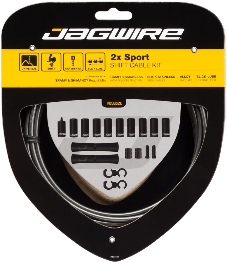 Jagwire 2x Sport Shift Cable Kit - SRAM/Shimano variant 2