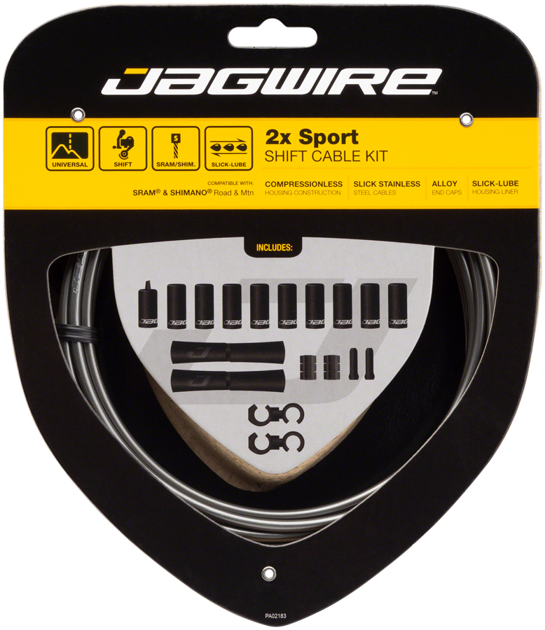 Jagwire 2x Sport Shift Cable Kit - SRAM/Shimano variant 2