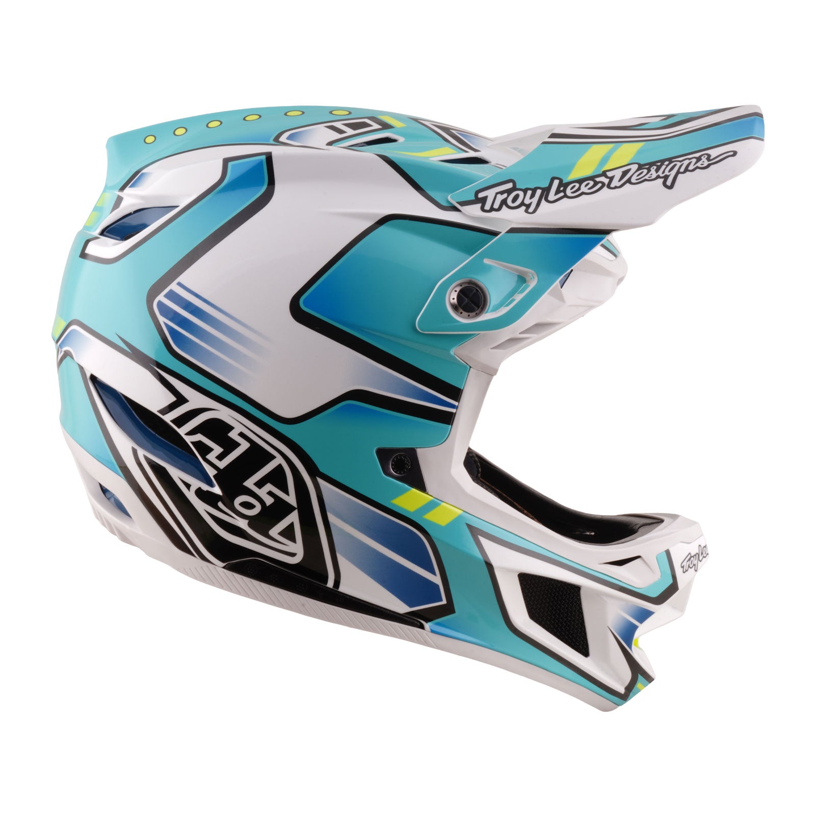 D4 Composite Helmet Crest Real Teal - Image 5