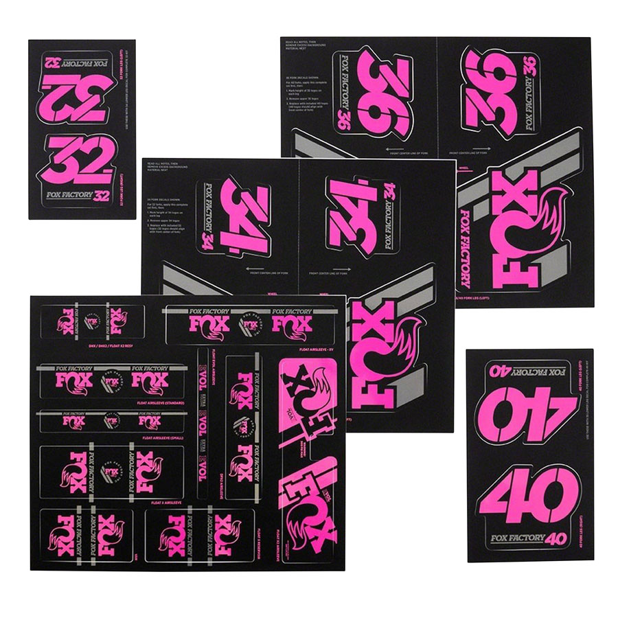 Fox Shox Heritage Decal Kit - Image 4