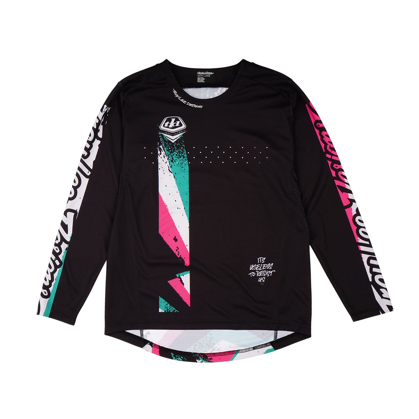 Youth Sprint Jersey Full Pull Black Youth Sprint Jersey Full Pull Black