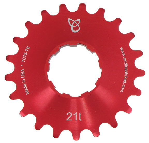 Endless Bike Kick Ass Cog 21t - Red Ano