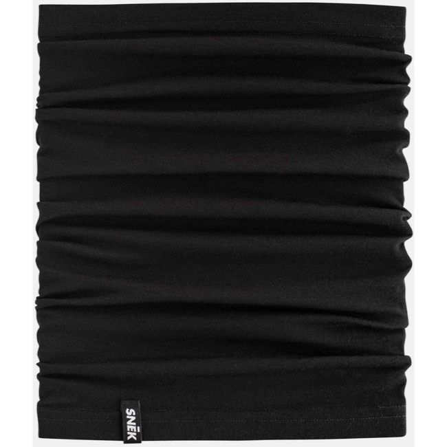Snek Merino Wool Neck Gaiter Black Snek Merino Wool Neck Gaiter Black