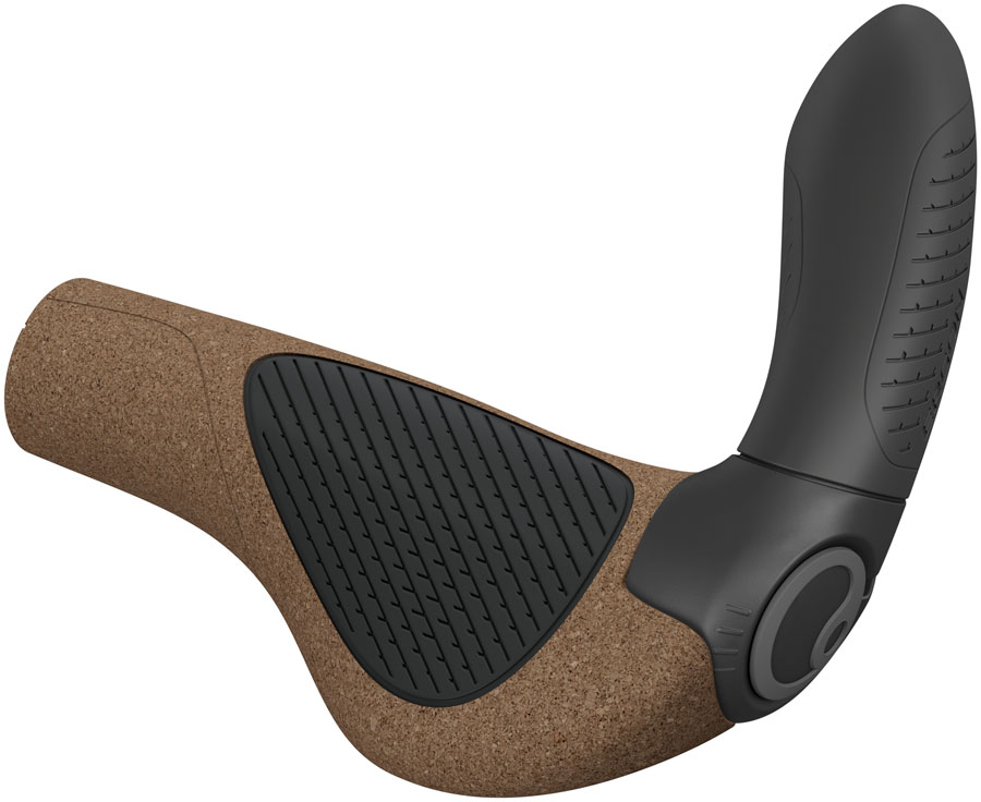 Ergon GP4 Evo BioKork Grips - Lock-On Large Black/Tan