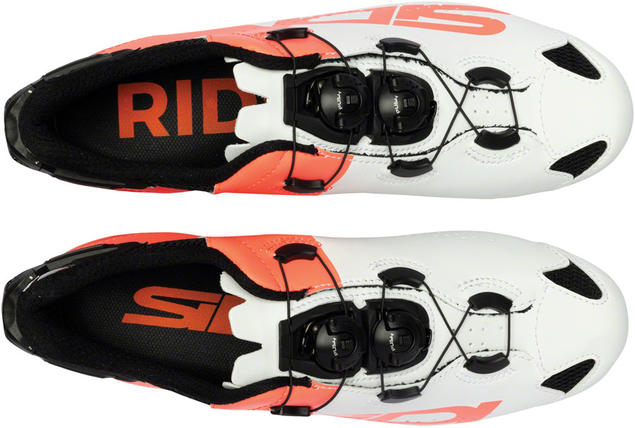 Sidi Shot 2S Pro Road Shoes - Men's White/Coral - Image 2