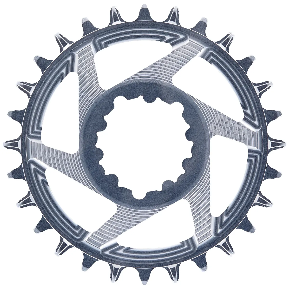 E*thirteen Helix R Guidering (3mm Offset) 3-Bolt 30t Gray  