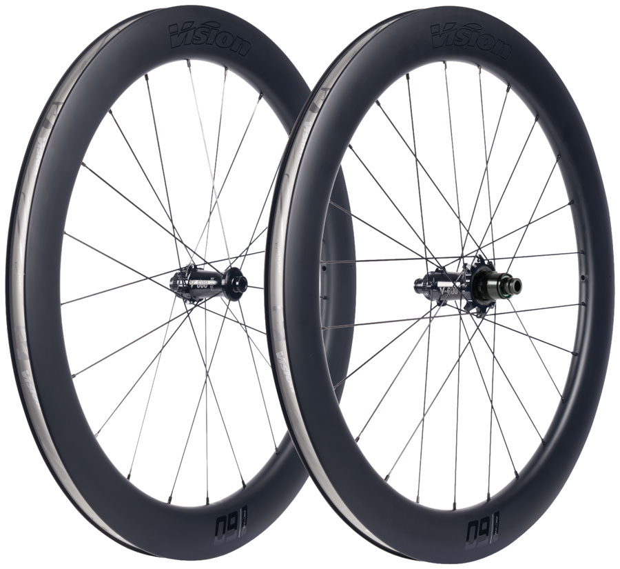 Vision SC60 SL Wheelset - 700 12 x 100mm/12 x 142mm Center-Lock XDR Carbon BLK