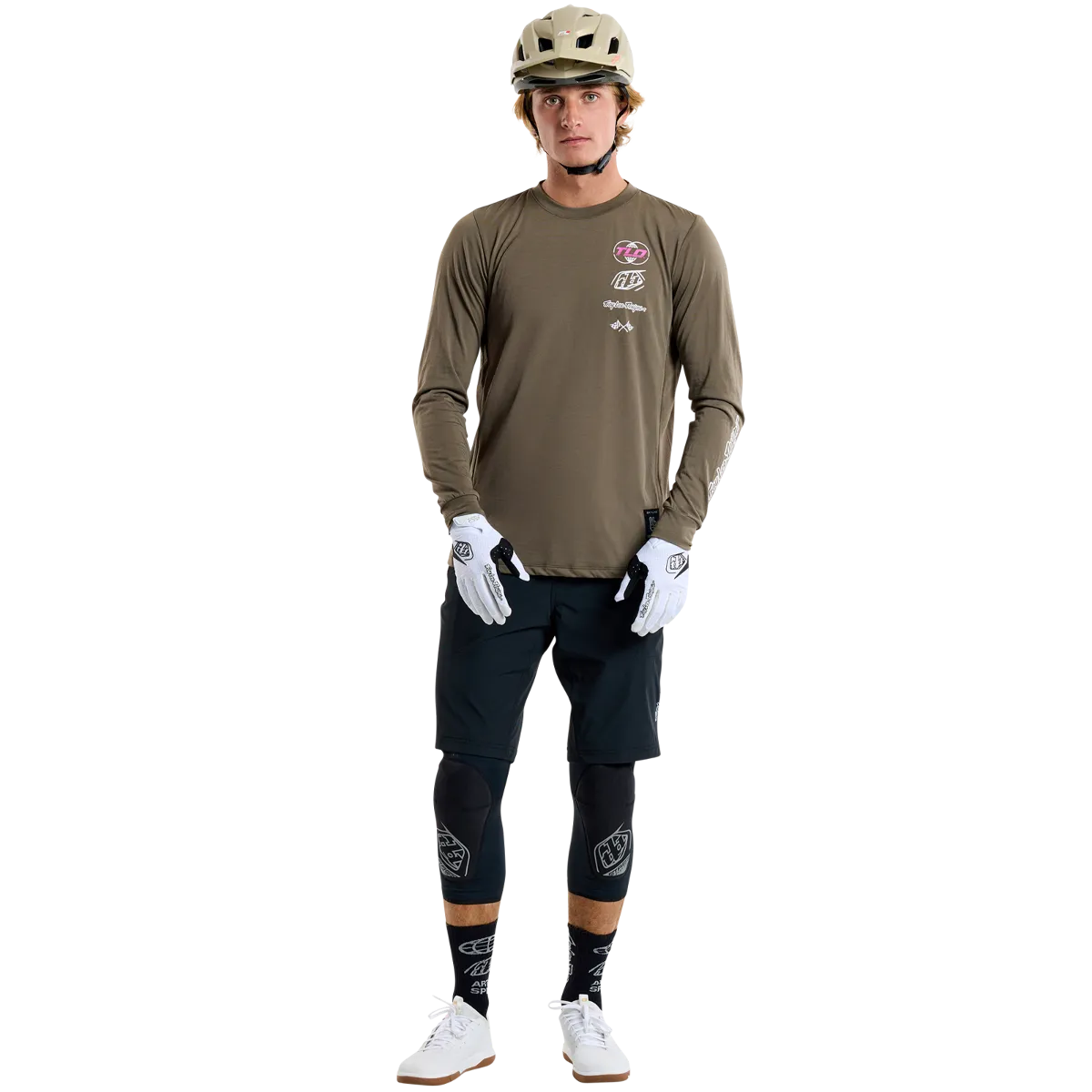 Skyline Long Sleeve Ride Tee Worldwide Caper - Image 7