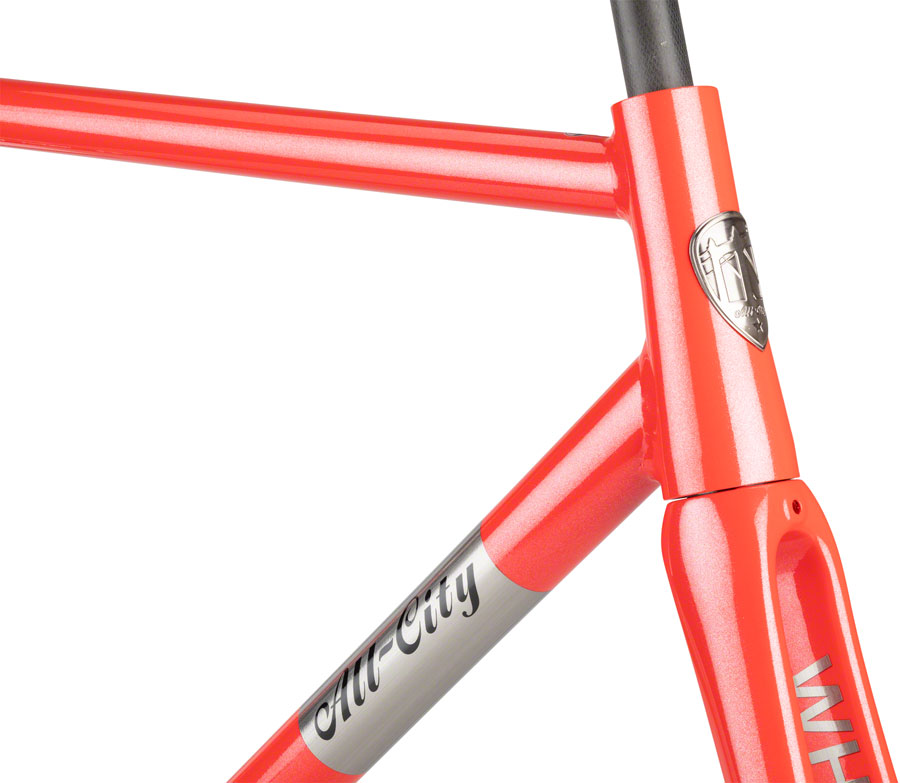 All-City Thunderdome Frameset - 700c, Aluminum, Hot Pink Blink - Image 3