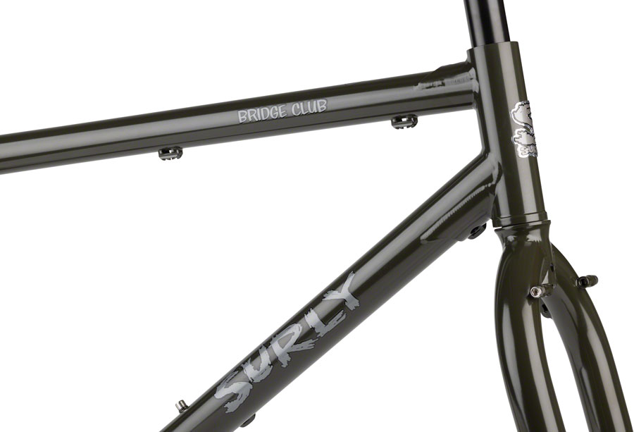 Surly Bridge Club Frameset - 27.5"/700c, Steel, Majestic Moss - Image 2