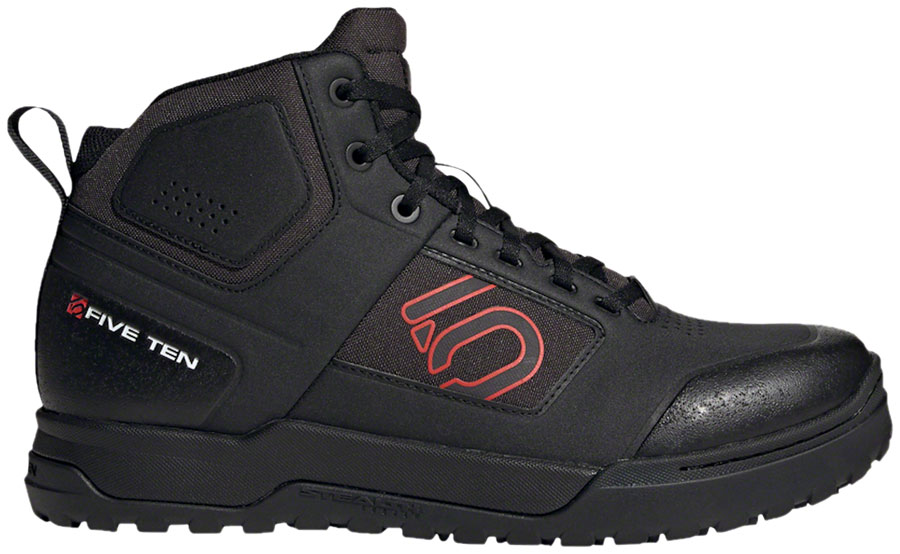Five Ten Impact Pro Mid Flat Shoes  - Men's, Core Black/Red/Core Black - Image 2
