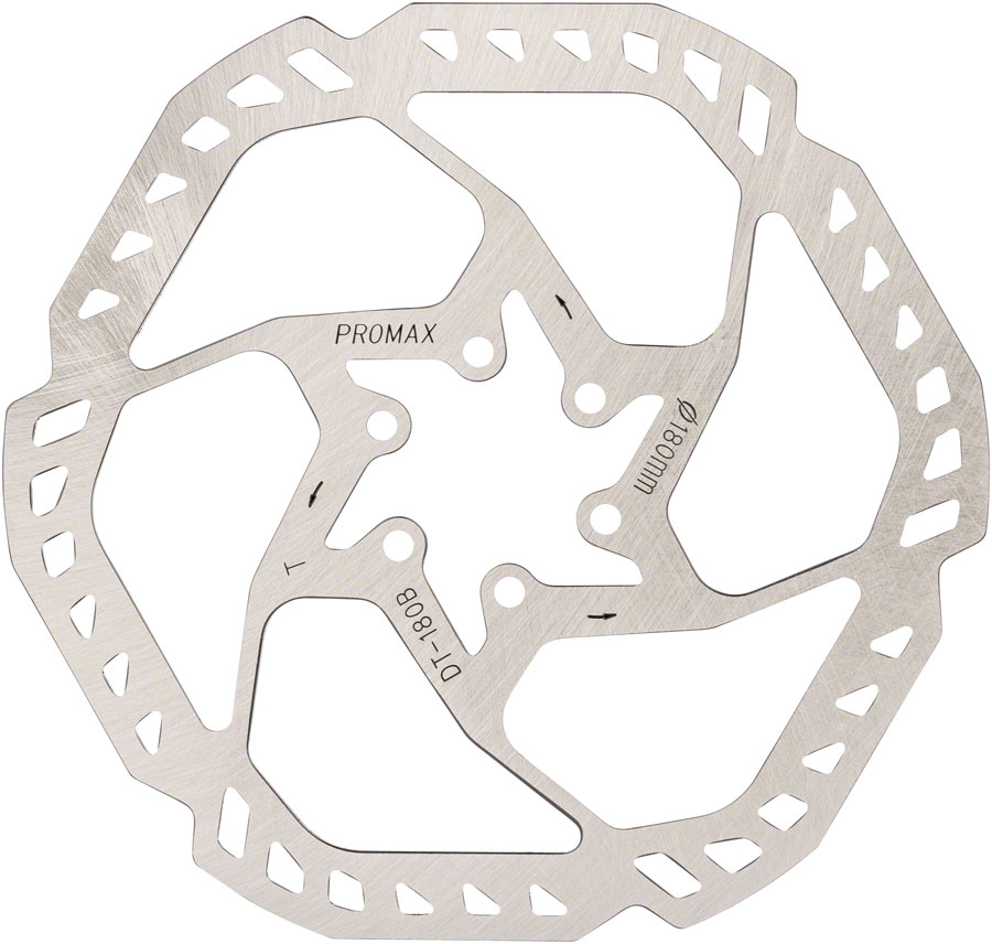 Promax Endurance E1 Disc Brake Rotor - 6-Bolt Silver - Image 4