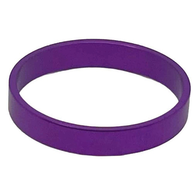 White Industries Straight Headset Spacer 5mm 1-1/8" Purple Each