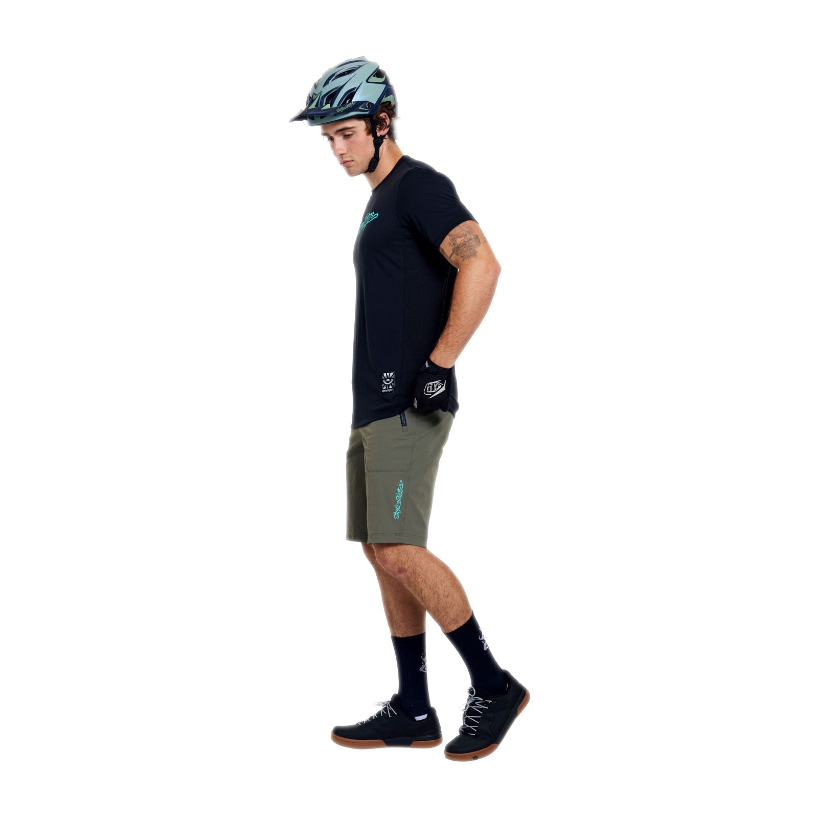 Skyline Ride SS Tee Signature Black / Real Teal - Image 8