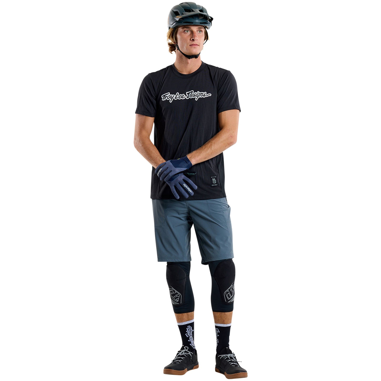 Skyline Short Sleeve Ride Tee Signature Black - Image 5