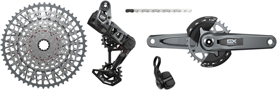 SRAM GX T-Type Eagle Transmission Groupset - AXS POD Controller 10-52t Cassette Rear Derailleur Chain - Image 2