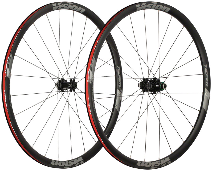 Vision Team 35 Disc Wheelset - 700c 12 x 100/142mm Center-Lock, Black variant 2