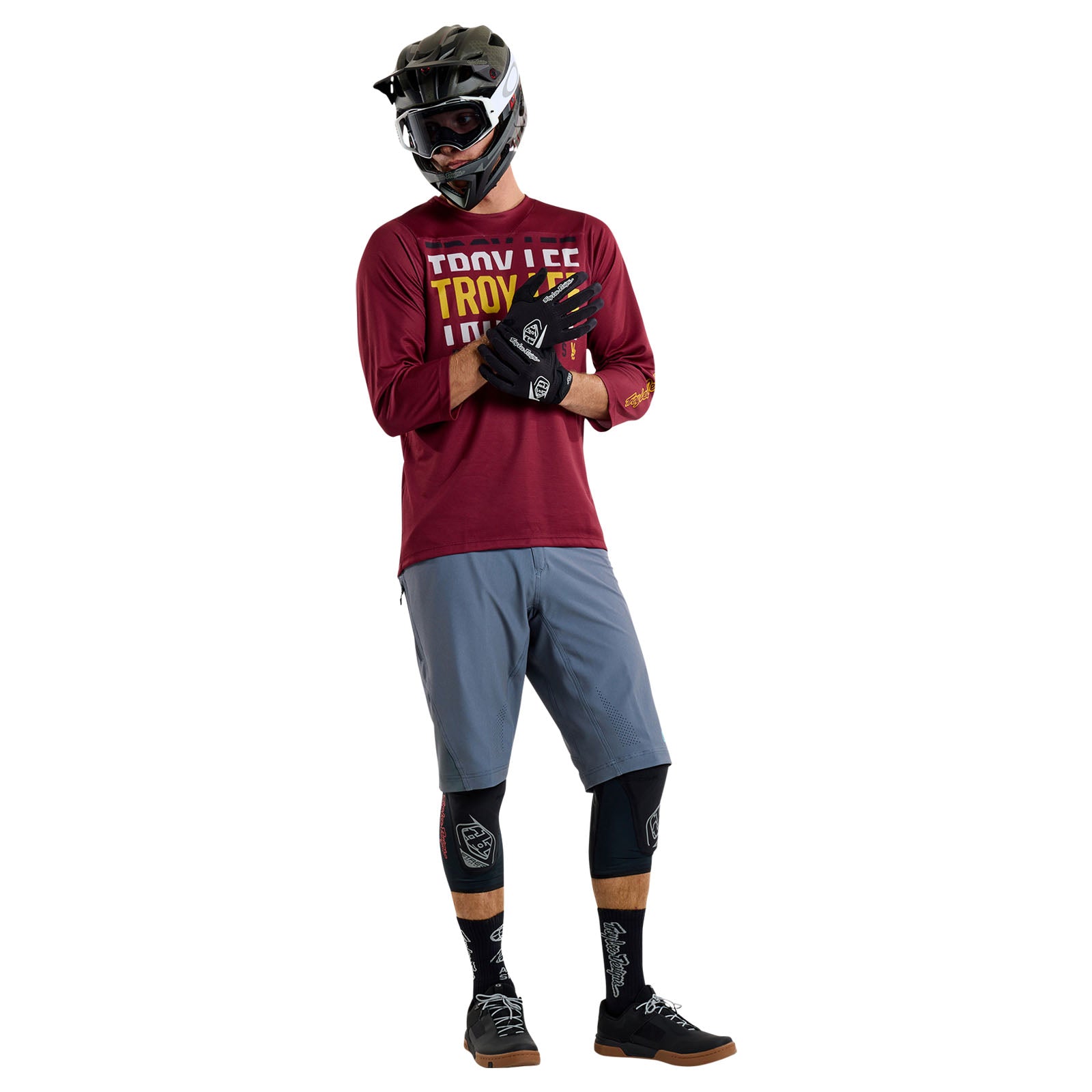 Ruckus 3/4 Jersey Spun Oxblood - Image 12