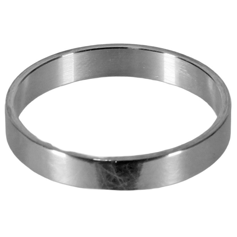 White Industries Straight Headset Spacer 5mm 1-1/8" Silver Each