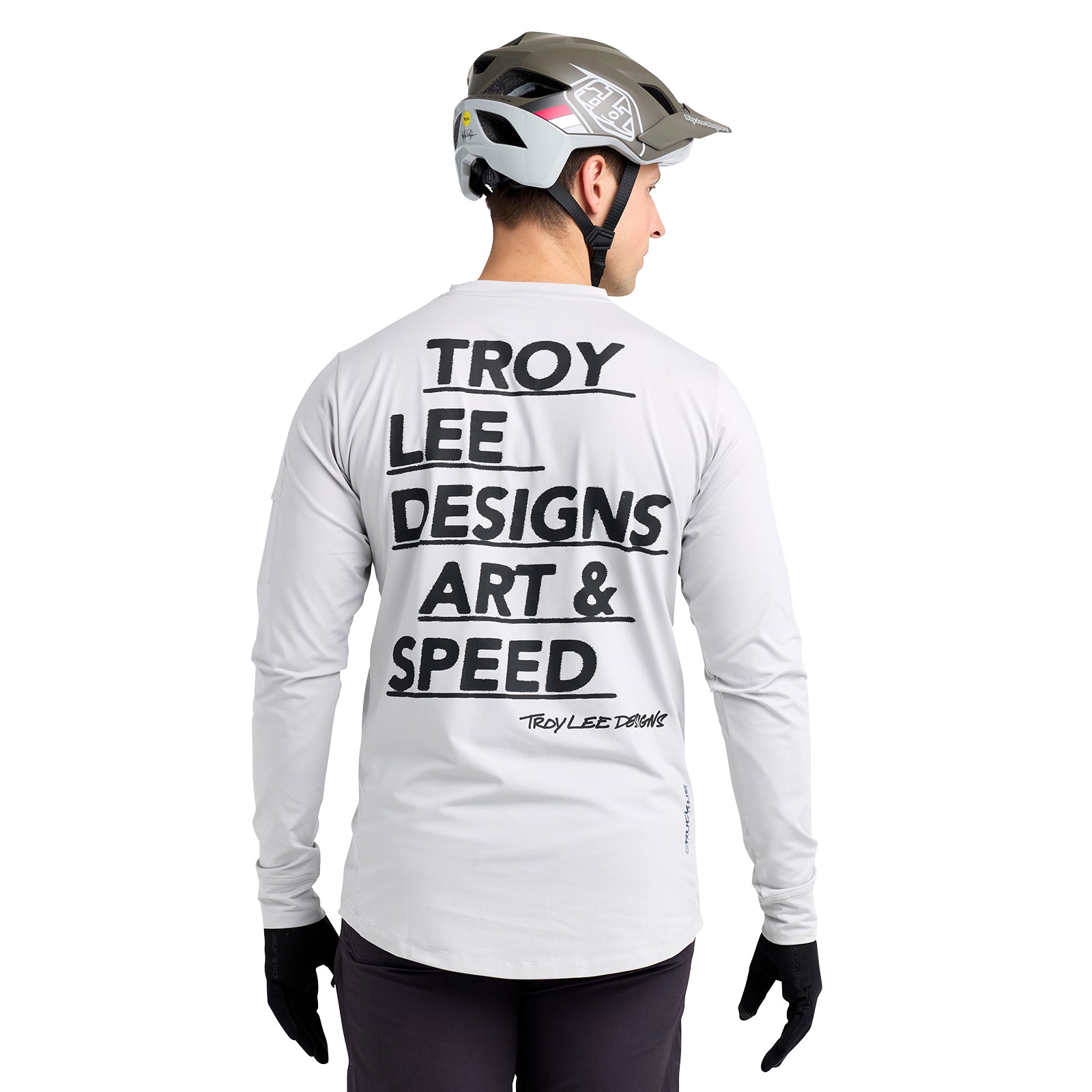 Ruckus Long Sleeve Ride Tee Art And Speed Mist - Image 8