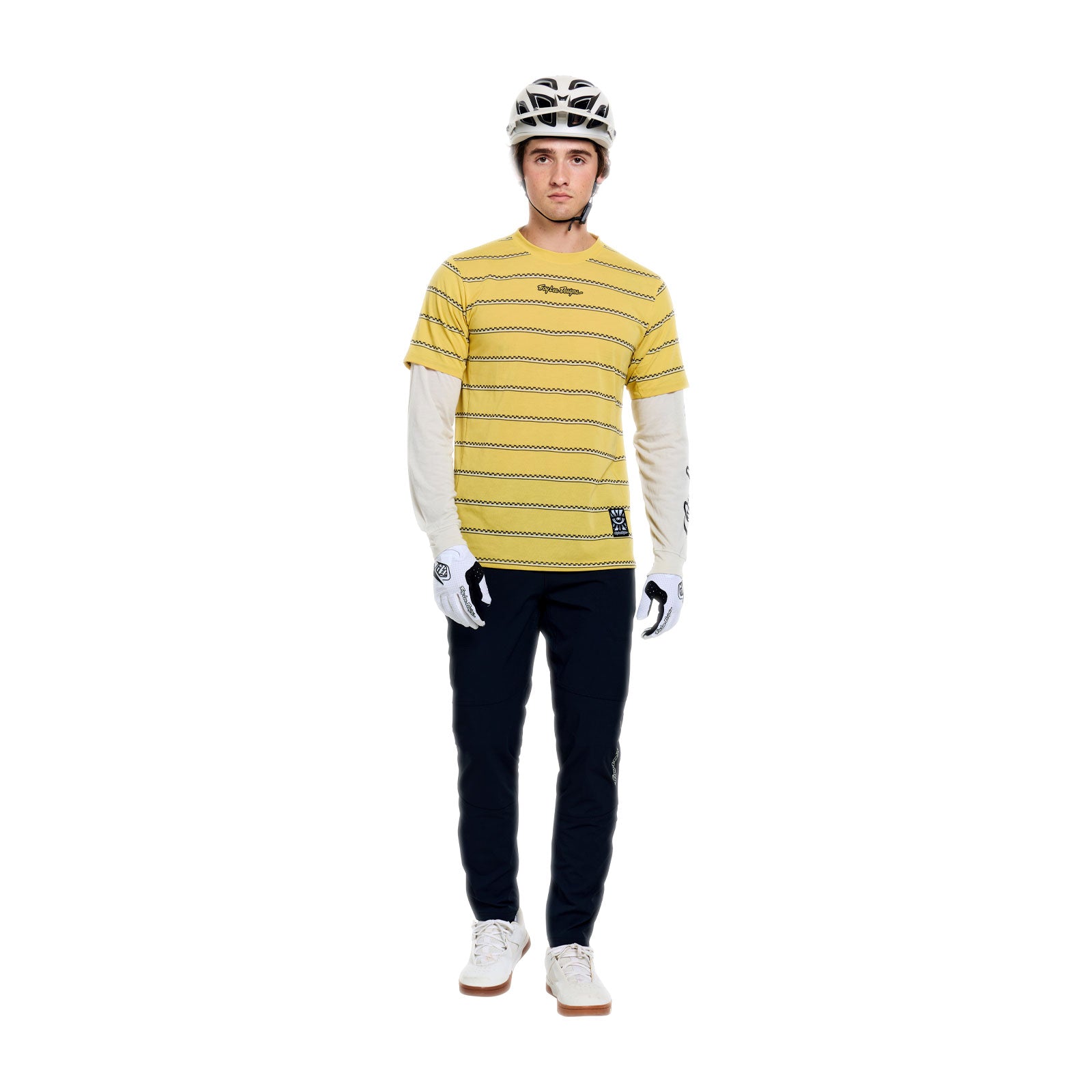 Skyline Fakie Ride LS Tee Stripe Butter - Image 7