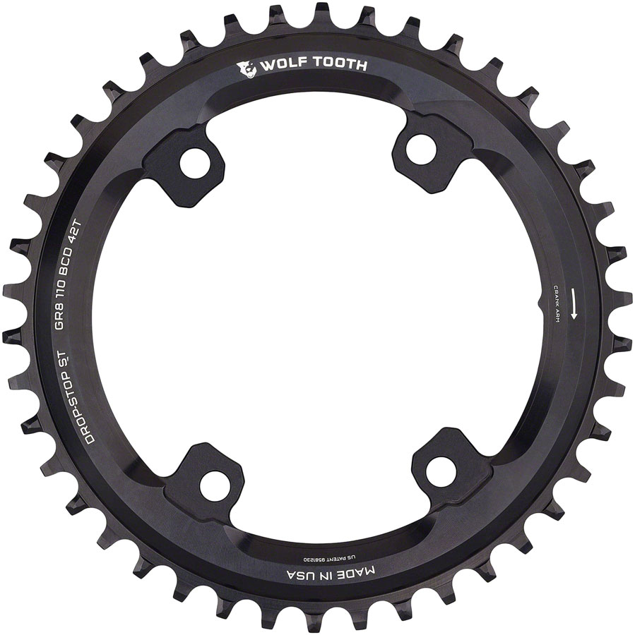 Wolf Tooth Shimano 110 Asymmetric BCD Chainring - Shimano GRX variant 4