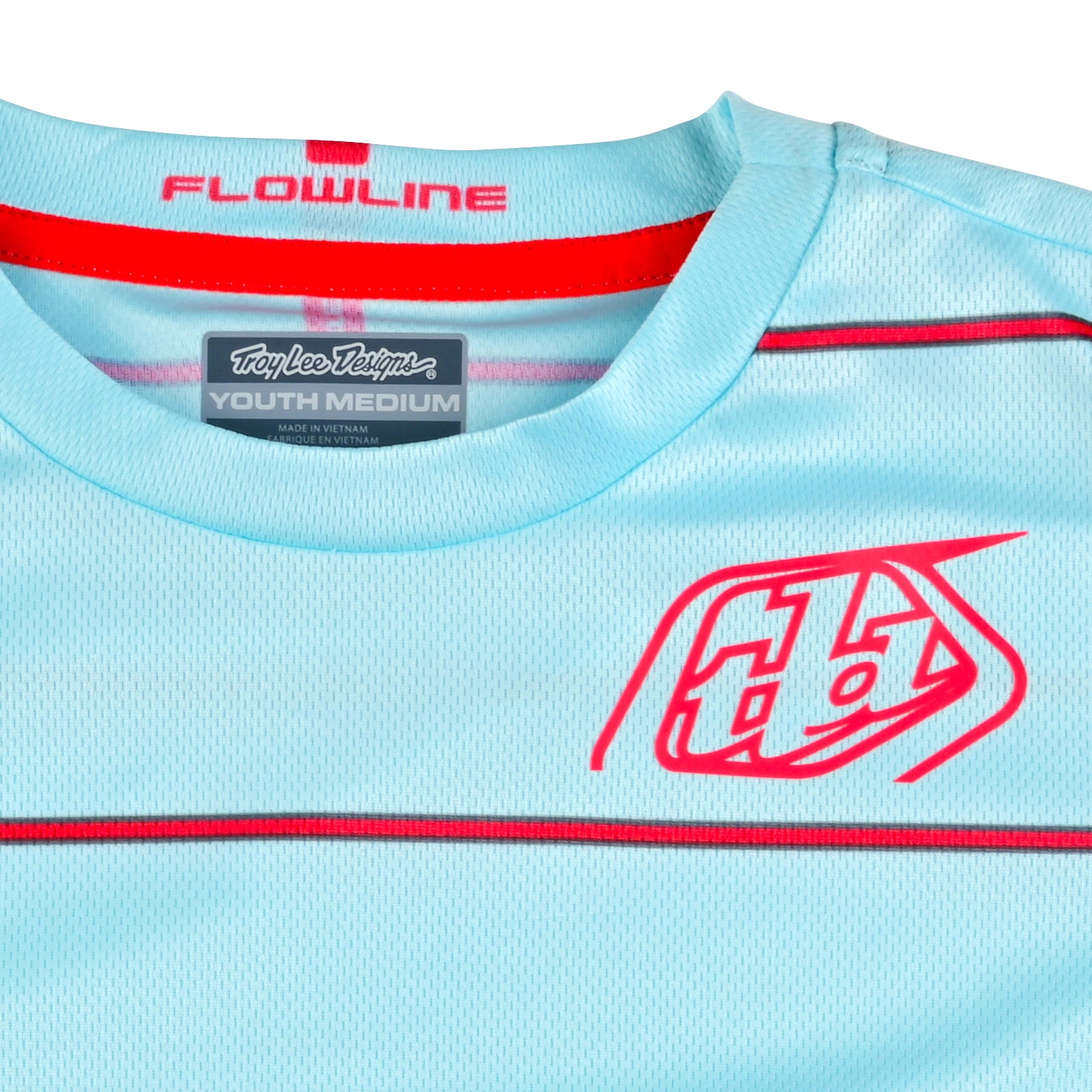 Youth Flowline SS Jersey Revert Water - Image 2