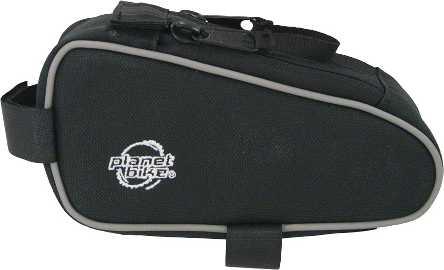 Planet Bike Snack Sack Top Tube/ Stem Bag: Black Planet Bike Snack Sack Top Tube/ Stem Bag: Black