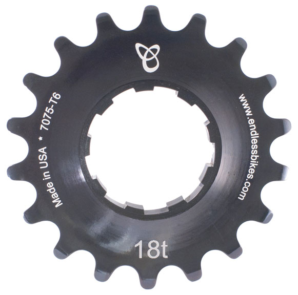 Endless Bike Kick Ass Cog 18t - Black Ano