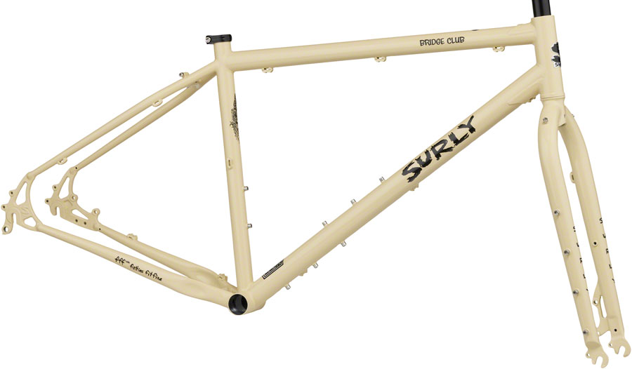 Surly Bridge Club Frameset - 27.5"/700c Steel Whipped Butter X-Large Surly Bridge Club Frameset - 27.5"/700c Steel Whipped Butter X-Large