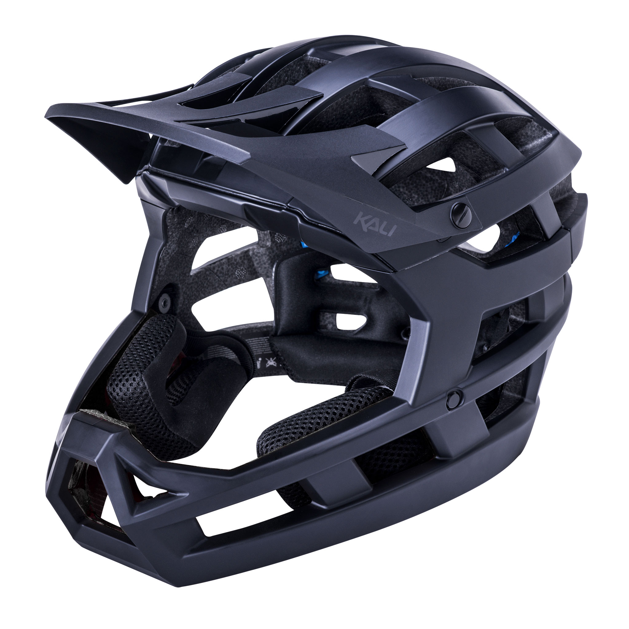 Kali Invader 2.0 Full Face Enduro Helmet - Black Kali Invader 2.0 Full Face Enduro Helmet - Black