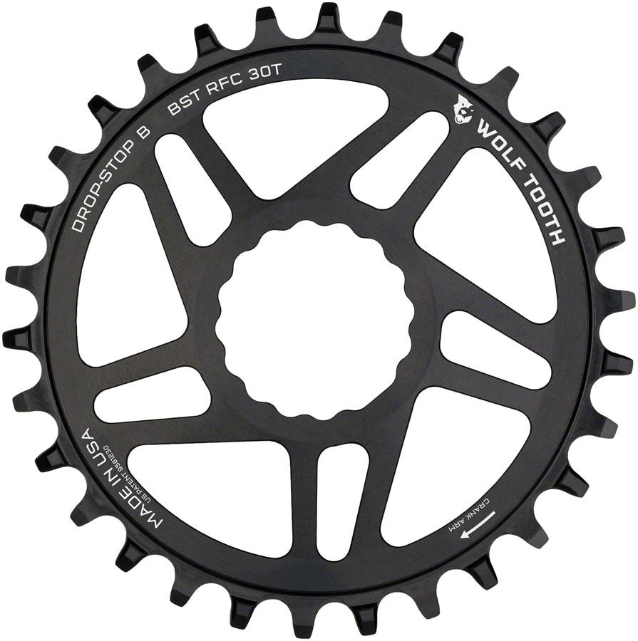 Wolf Tooth Direct Mount Chainring - RaceFace/Easton CINCH Direct Mount, Black variant 2