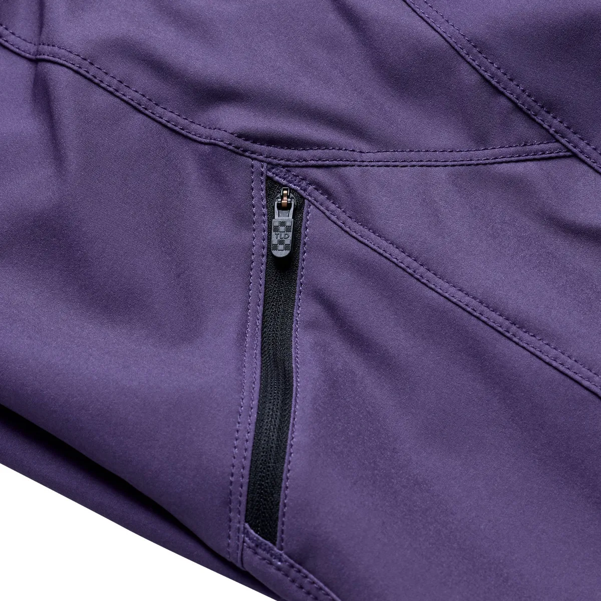 Womens Lilium Short Shell Solid Deep Purple - Image 6