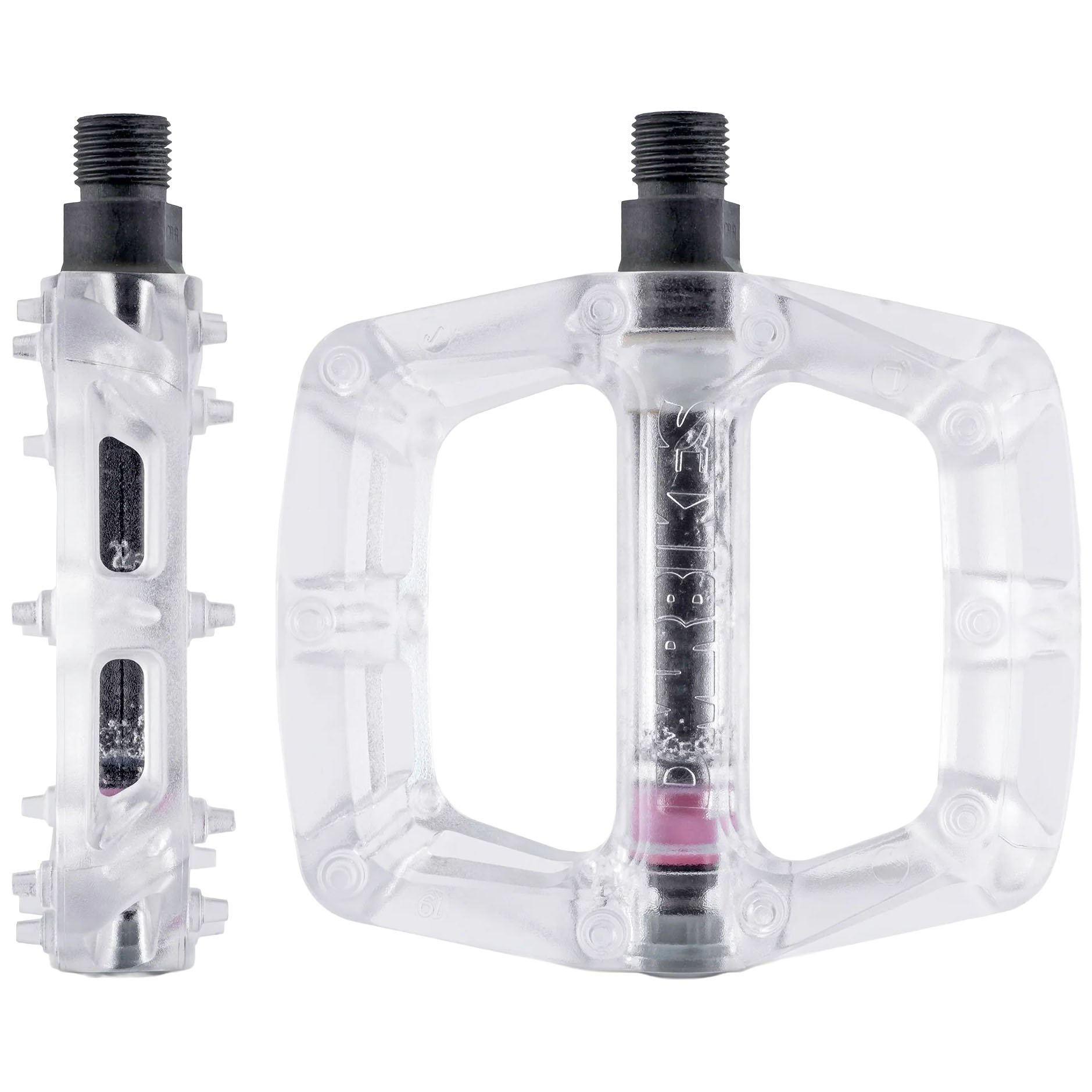 DMR V-6 Pedals 9/16" - Clear