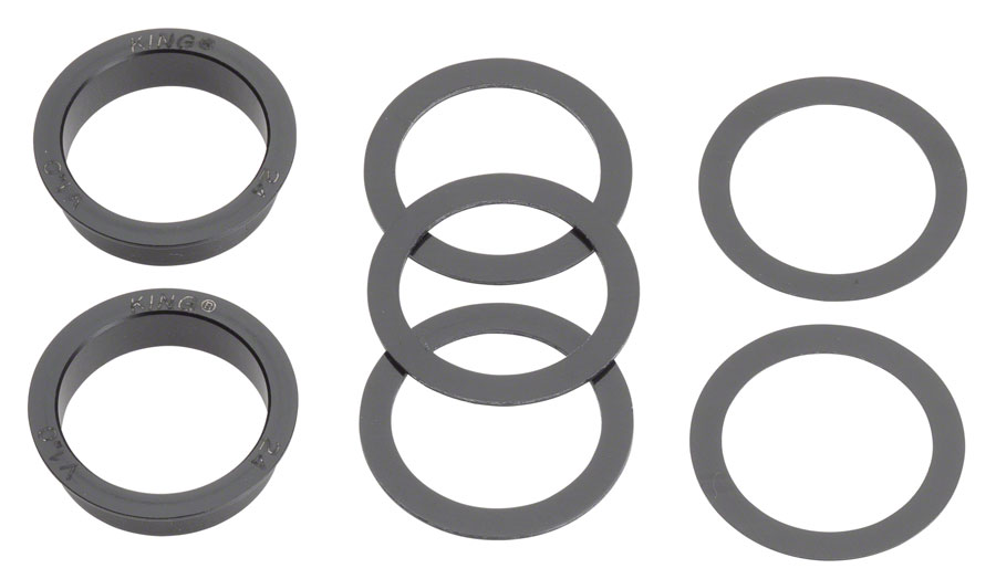 Chris King ThreadFit T47 24x Bottom Bracket Fit Kit - T47, Black - Image 5