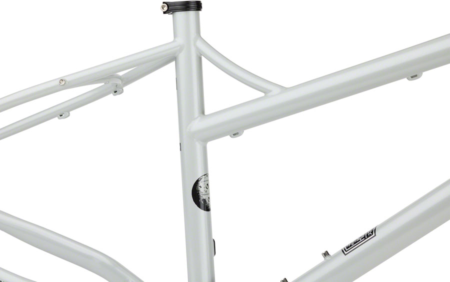 Surly Moonlander Fat Tire Bike Frameset - 24", Steel, Lunar Dust Gray - Image 3