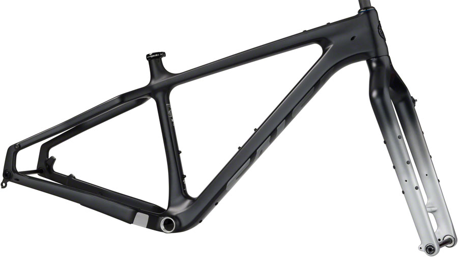 Salsa Beargrease Carbon Fat Bike Frameset - 27.5", Carbon, Black